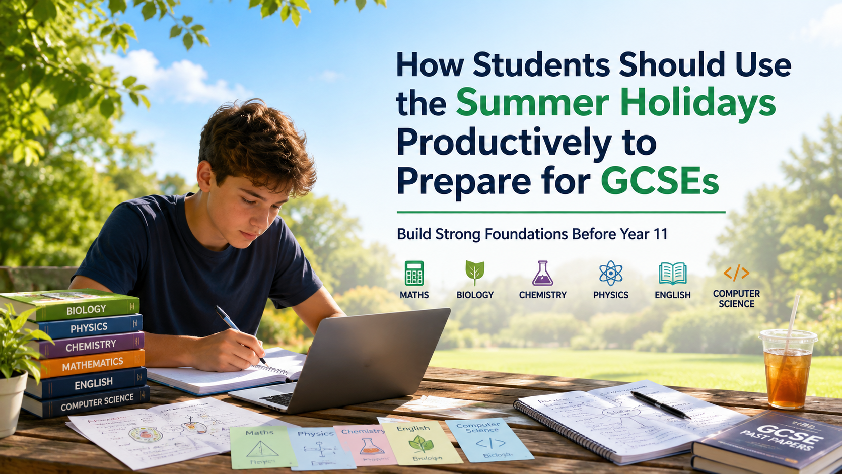 How Students Should Use the Summer Holidays Productively to Prepare for GCSEs