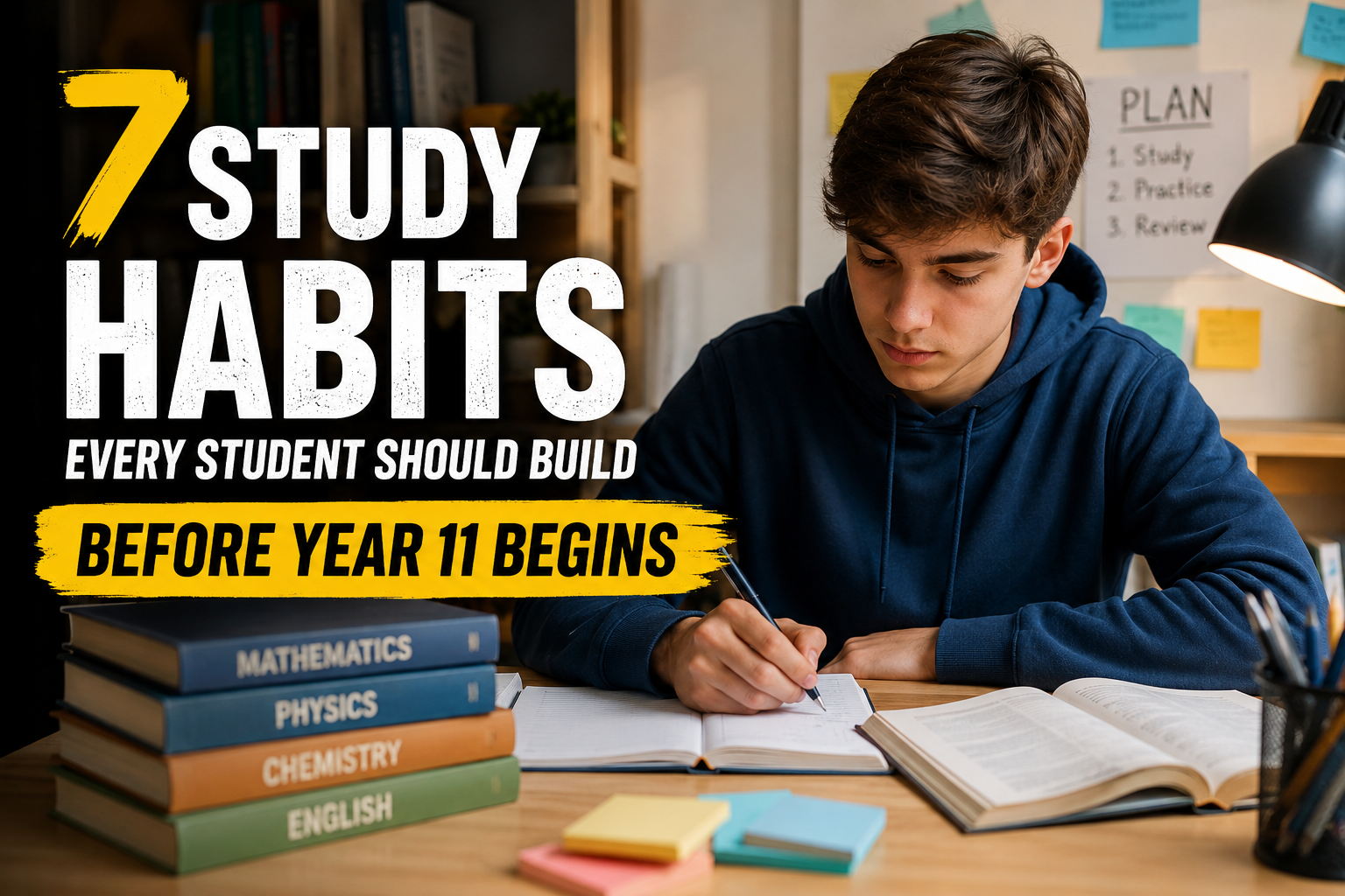 7 Study Habits Every Student Should Build Before Year 11 Begins