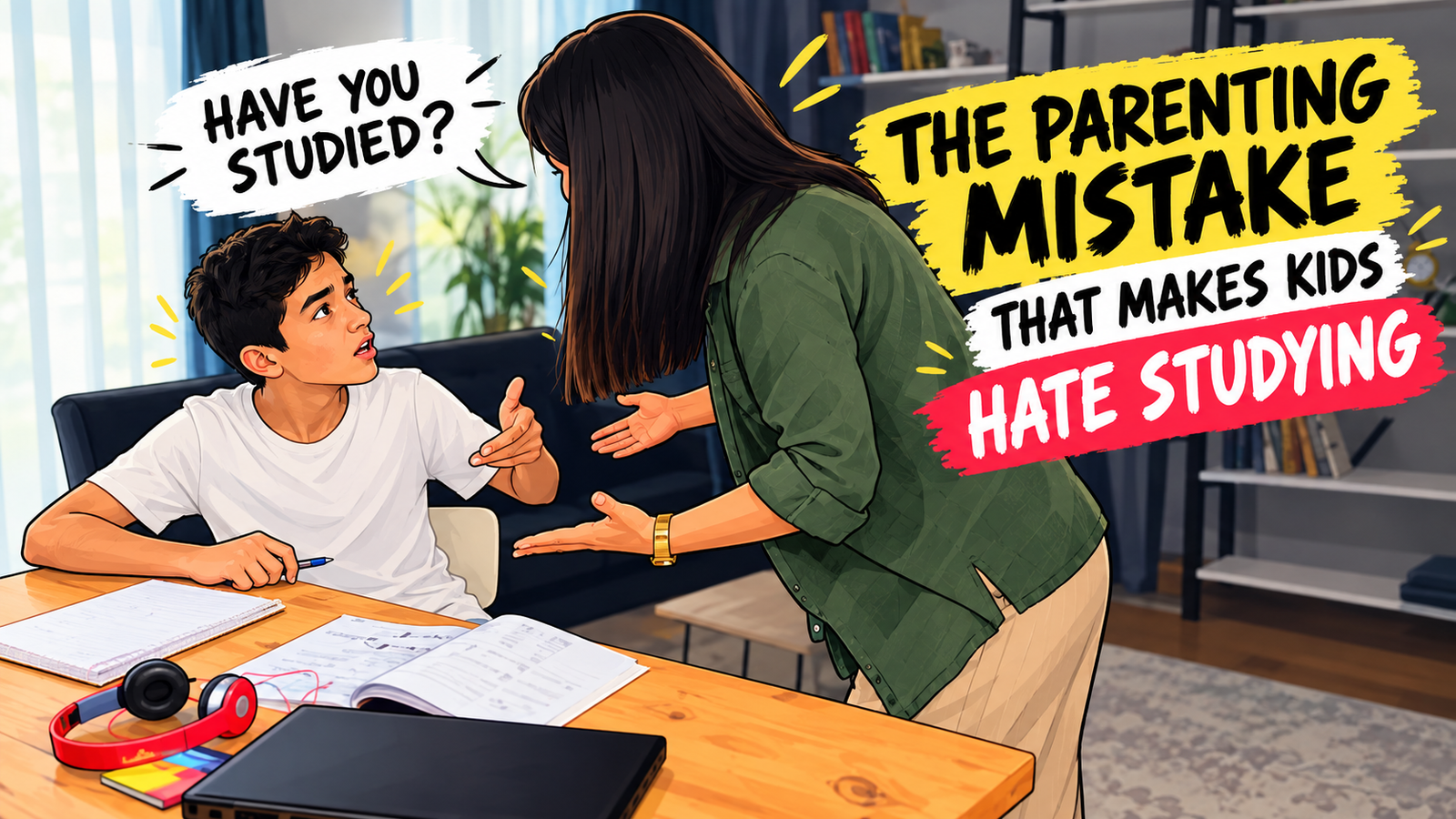 The Parenting Mistake That Makes Kids Hate Studying